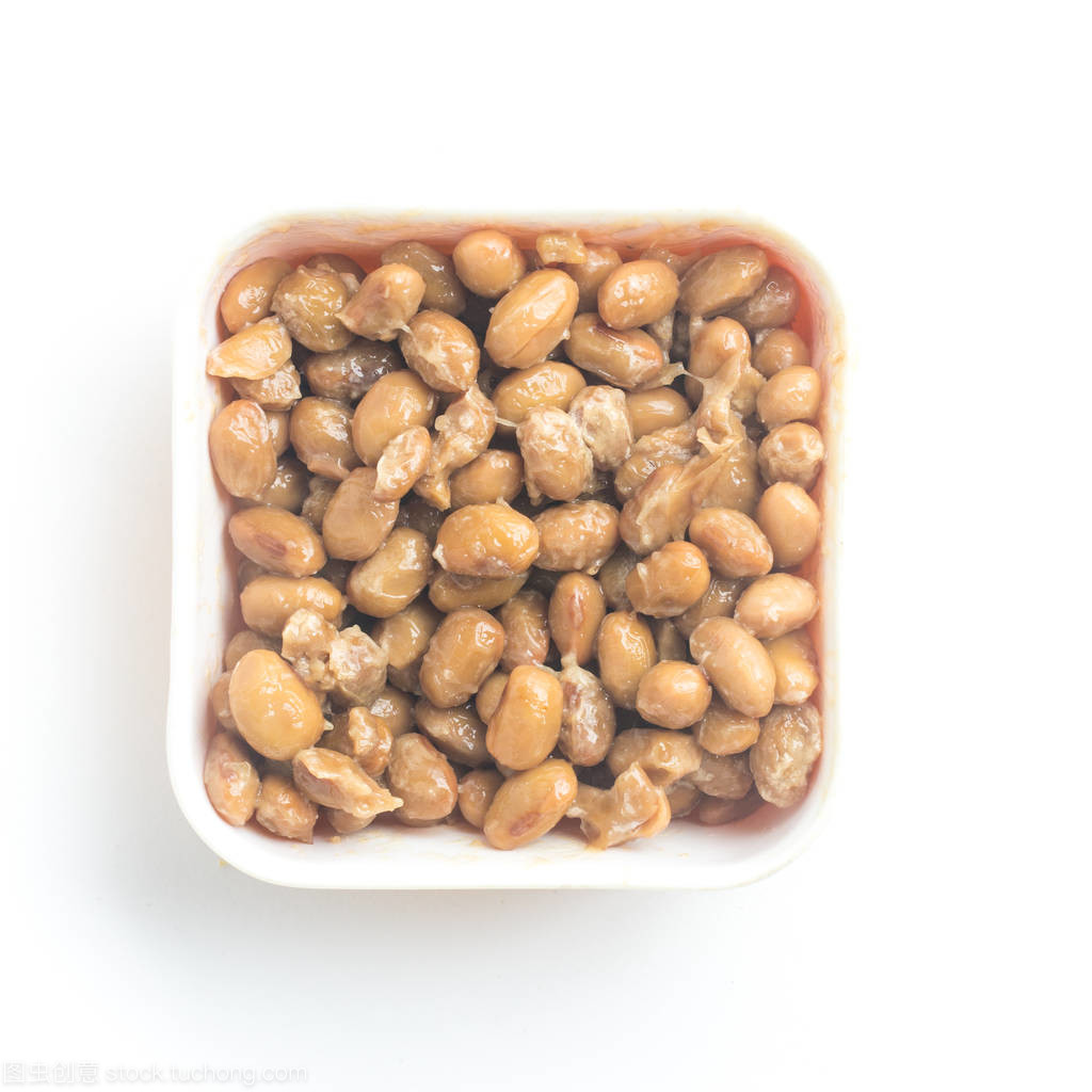 納豆。發(fā)酵的大豆